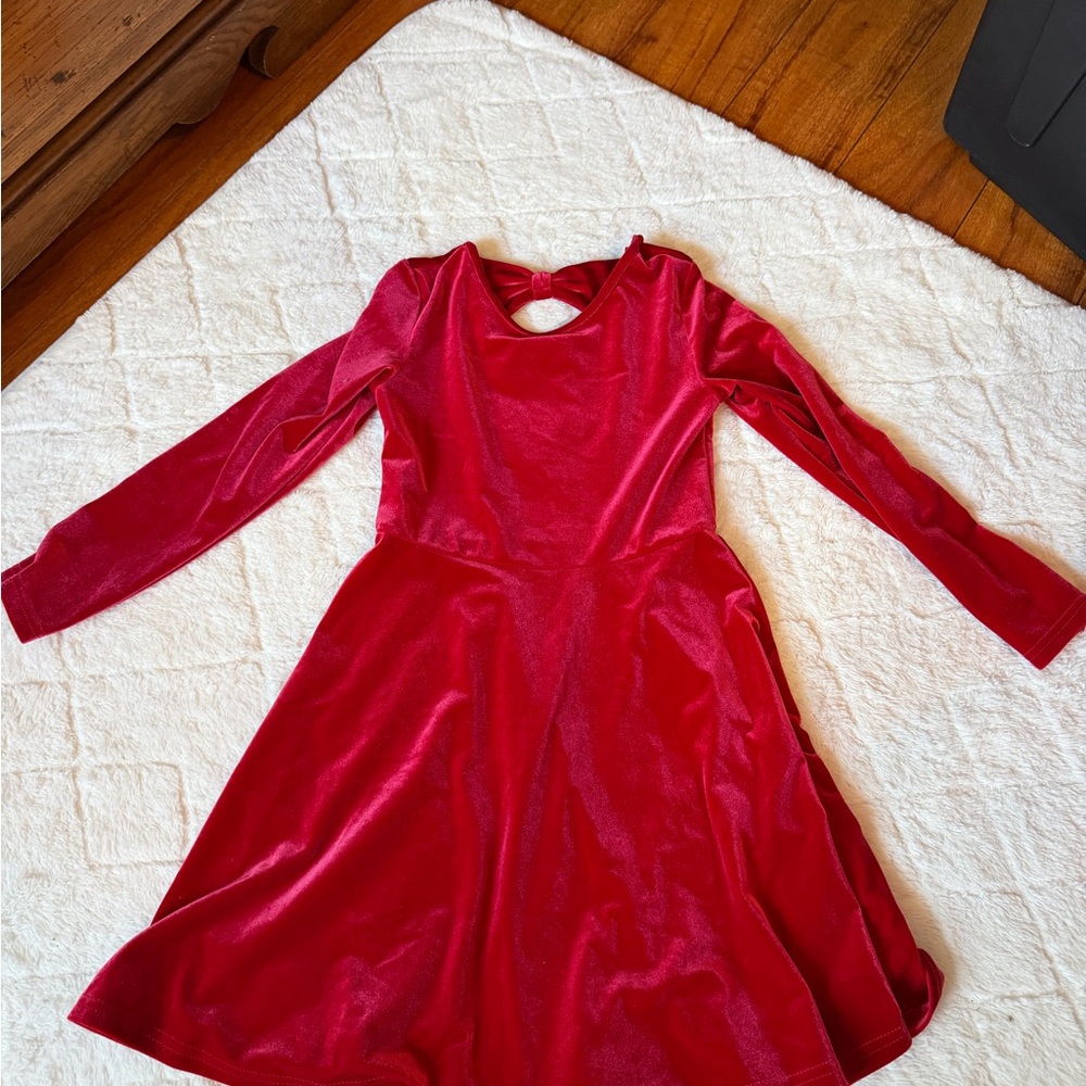 Fashion Nova Vibrant Red Velvet Dress